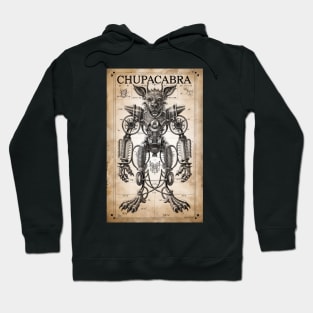 Mechanical steampunk chupacabra Hoodie